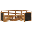 Sofasæt 4 pcs Massivt Akacietræ