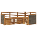 Sofasæt 4 pcs Massivt Akacietræ