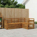 Sofasæt 4 pcs Massivt Akacietræ