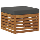 Sektionalsofa sæt med pude 6 pcs Naturlig og Antracit