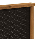 Udendørs sofagruppe med pude 3 pcs Naturlig og Beige