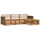 Udendørs sofagruppe Naturfarvet 249,5 x 162,5 x 73 cm