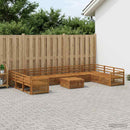 Sofasæt 11 pcs Massivt Akacietræ