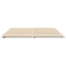 Sengestel Hvid 200 x 200 cm Massiv fyrretræ