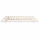 Sengestel Hvid 200 x 200 cm Massiv fyrretræ