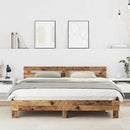 Sengestel Gammelt træ 203 x 185 x 70 cm Konstrueret træ