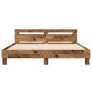 Sengestel Gammelt træ 203 x 185 x 70 cm Konstrueret træ