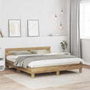 Sengestel Artisan Egetræ 203 x 185 x 70 cm Konstrueret træ