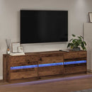TV Enheder 2 pcs Gammelt træ 180 x 34 x 50 cm Konstrueret træ