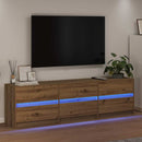 TV Enheder Vægmonteret 2 pcs Artisan Egetræ 180 x 34 x 50 cm