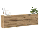 TV Enheder Vægmonteret 2 pcs Artisan Egetræ 180 x 34 x 50 cm