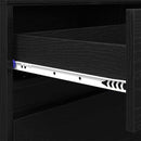 TV Enheder 2 pcs Sort eg 180 x 34 x 50 cm Konstrueret træ