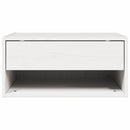 Sengebord 2 pcs Hvid 50 x 32,5 x 24 cm Massivt fyrretræ