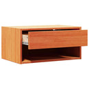 Sengebord Voks brun 50 x 32,5 x 24 cm Massivt fyrretræ