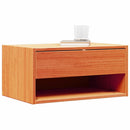 Sengebord 2 pcs Voks brun 50 x 32,5 x 24 cm Massivt fyrretræ
