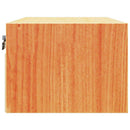Sengebord 2 pcs Voks brun 50 x 32,5 x 24 cm Massivt fyrretræ