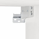 Sengebord med skuffe Hvid 37 x 35 x 18,5 cm Massivt fyrretræ