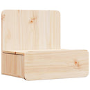 Sengebord 2 pcs Brun 44 x 32,5 x 40 cm Massivt fyrretræ