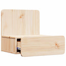 Sengebord 2 pcs Brun 44 x 32,5 x 40 cm Massivt fyrretræ
