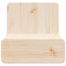 Sengebord 2 pcs Brun 44 x 32,5 x 40 cm Massivt fyrretræ