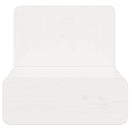 Sengebord 2 pcs Hvid 44 x 32,5 x 40 cm Massivt fyrretræ
