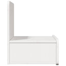Sengebord 2 pcs Hvid 44 x 32,5 x 40 cm Massivt fyrretræ