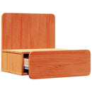 Sengebord 2 pcs Voks brun 44 x 32,5 x 40 cm Massivt fyrretræ
