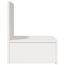 Sengebord 2 pcs Hvid 42 x 32,5 x 40 cm Massivt fyrretræ