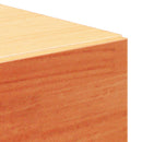 Sengebord Voks brun 42 x 32,5 x 40 cm Massivt fyrretræ