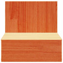 Sengebord Voks brun 42 x 32,5 x 40 cm Massivt fyrretræ