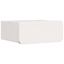 Sengebord 2 pcs Hvid 39 x 34 x 16,5 cm Massivt fyrretræ