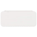 Sengebord 2 pcs Hvid 39 x 34 x 16,5 cm Massivt fyrretræ
