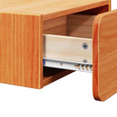 Sengebord 2 pcs Voks brun 39 x 34 x 16,5 cm Massivt fyrretræ