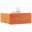 Sengebord 2 pcs Voks brun 39 x 34 x 16,5 cm Massivt fyrretræ