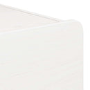 Sengebord 2 pcs Hvid 39 x 34 x 33 cm Massivt fyrretræ