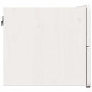 Sengebord 2 pcs Hvid 39 x 34 x 33 cm Massivt fyrretræ
