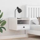 Sengebord 2 pcs Hvid 38 x 36 x 29,5 cm Massivt fyrretræ