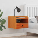 Sengebord 2 pcs Voks brun 38 x 36 x 29,5 cm Massivt fyrretræ