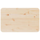 Sofabord Naturfarvet 80 x 50 x 31 cm Massivt fyrretræ