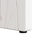 Sofabord Hvid 80 x 50 x 31 cm Massivt fyrretræ