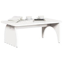 Sofabord Hvid 80 x 50 x 31 cm Massivt fyrretræ