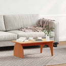 Sofabord Voks brun 80 x 50 x 31 cm Massivt fyrretræ