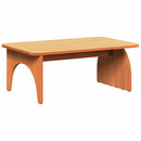 Sofabord Voks brun 80 x 50 x 31 cm Massivt fyrretræ