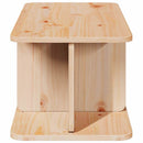 Sofabord Naturfarvet 80 x 39,5 x 33,5 cm Massivt fyrretræ