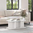 Sofabord Hvid 80 x 39,5 x 33,5 cm Massivt fyrretræ