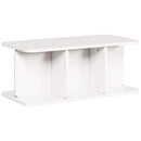 Sofabord Hvid 80 x 39,5 x 33,5 cm Massivt fyrretræ