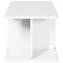 Sofabord Hvid 80 x 39,5 x 33,5 cm Massivt fyrretræ