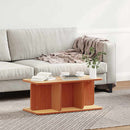 Sofabord Voks brun 80 x 39,5 x 33,5 cm Massivt fyrretræ