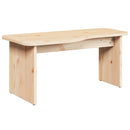 Sofabord 2 pcs Naturfarvet Massivt fyrretræ
