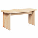 Sofabord 2 pcs Naturfarvet Massivt fyrretræ